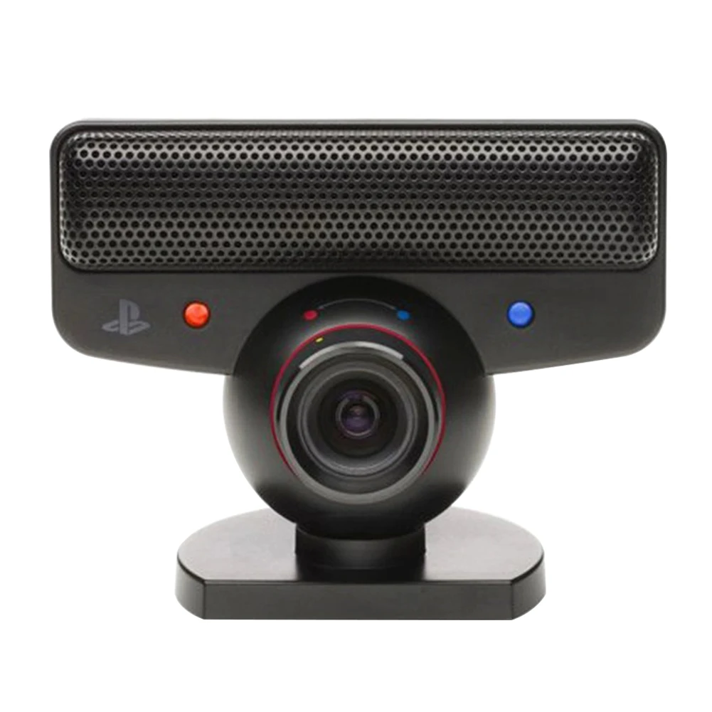 

Black Motion Sensor Durable Eye Camera Move With Microphone Portable Zoom Lens High Definition Voice Commands Accessories Gaming
