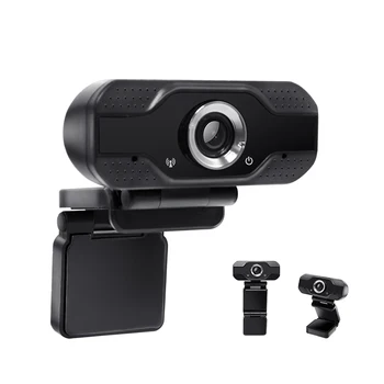 

PC Webcam 1080P Full HD Widescreen Web Camera with Built-in Microphone for Recording, Video Calling, Conferencing, Gaming