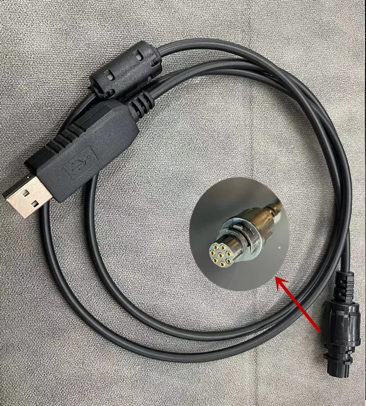 PC109 USB до 8-pin авиационный Разъем Кабель для программирования Hytera MD610 MD620 MD650