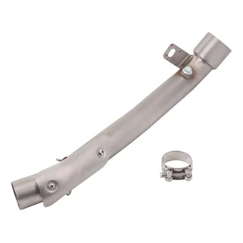 Slip On Motorcycle Mid Connect Tube Middle Link Pipe Stainless Steell Exhaust System For Suzuki GSXR 1000 2009-2011
