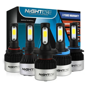 

NIGHTEYE H4 LED H7 Car Lights H4 H7 LED Car Headlight Bulbs H11 H8 H1 H3 9005 HB3 9006 HB4 Automobile Diode Lamps Auto Fog Light
