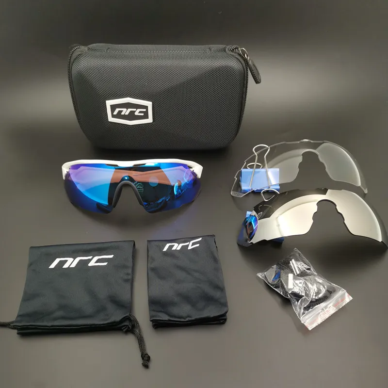 new Photochromic cycling glasses adjustable 3 lens road bike sunglasses women outdoor goggle sport bicycle eyewear accessories