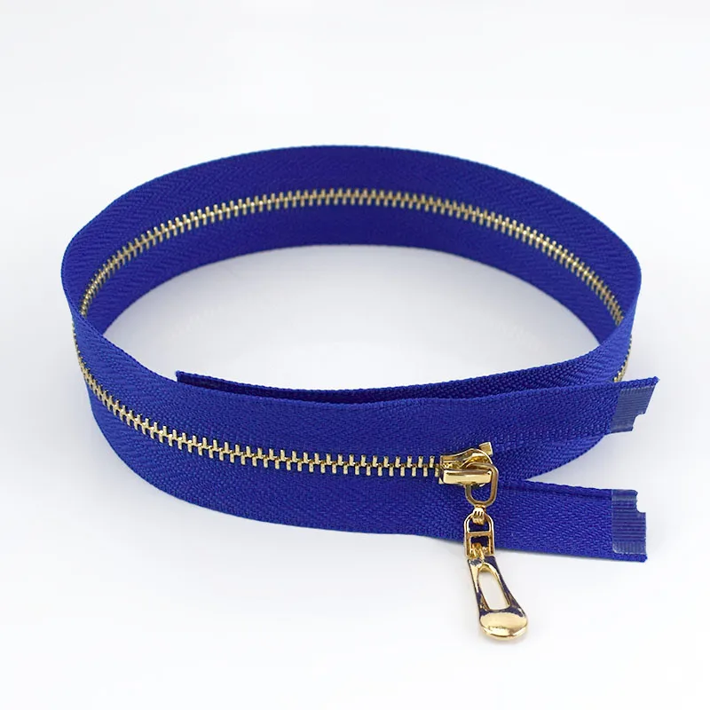 Blue Meetee 5 шт. 40/50/60/70 см Автоматическая блокировка 3# металлическая молния с открытым концом на молнии, декорированные для шитья сумка Куртка DIY швейной Материал - Цвет: Blue