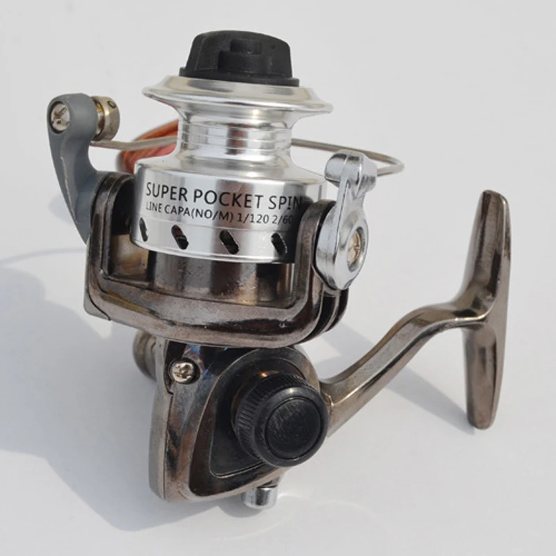 Carretel de Pesca Girando Roda Rolo Mini Micro Isca Ultra Pequeno Peixe Equipamento Pesca 4.3:1 Relação Engrenagem Acessórios 1pc 1 mini micro isca ultra pequeno pequeno peixe
