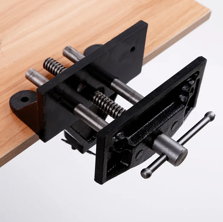 

6Inch 155mm Mechanic Clamp-on Table Vise Cast Iron Table Top Clamp Press Vice