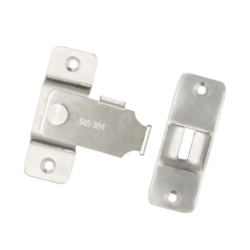 

Stainless Steel 90 Degree Right Angle Buckle Hook Lock Bolt Furniture Hardware