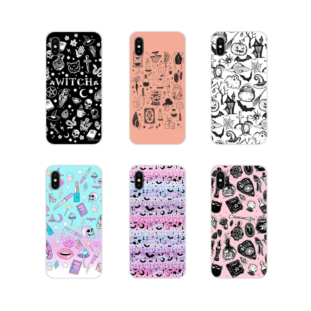 Особый мягкий прозрачный чехол Girly Pastel Witch Goth для Xiaomi Redmi Note 3 4 5 6 7 8 Pro Mi Max Mix 2 2S Pocophone