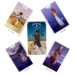 2021 New White Numen A Sacred Animal Tarot Deck Leisure Party Table Game High Quality Fortune-telling Oracle Cards