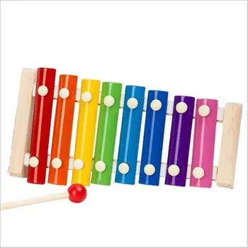 

Wooden Eight-Tone Knock Piano Infant Teaching Aids Early Education Puzzle Music Teaching Music Enlightenment Teaching Aids