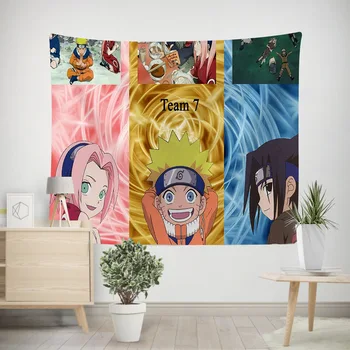 

Anime Naruto Painting Tapestry 3D Printing Tapestrying Rectangular Home Decor Wall Hanging 001