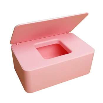 

Tissues Box Dustproof Dorm Desktop Holder Bathroom Moisture-Keeping Living Room Storage Case Countertop Wipes Dispenser With Lid