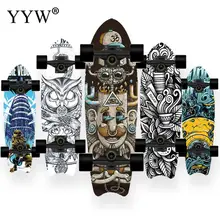 Aluminium Truck Steel Bearing Long Board Skate Board Skateboard Beginnne 72cm Longboard For Outdoor Sport Maple Skateboard Deck