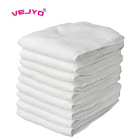 2pcs Washable Adult Diaper Inserts Reusable 4 Layer Microfiber Insert Breathable Teenage Cloth Diaper Nappies Super Absorbency 1