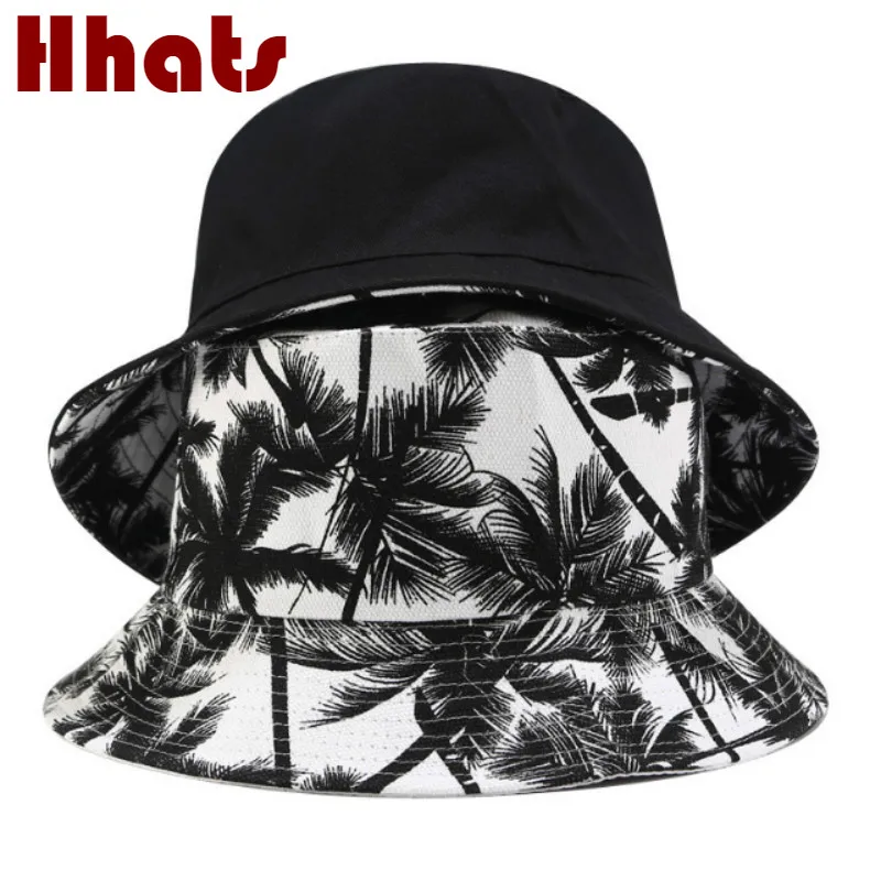 bucket hat palm tree