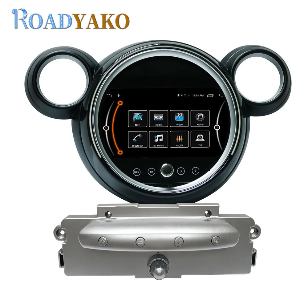 9 дюймов Android 9,0 автомобильный Радио 2G 32G dvd-плеер gps навигация четырехъядерный для Mini Cooper 2007- автомобильный Авторадио мультимедийный плеер