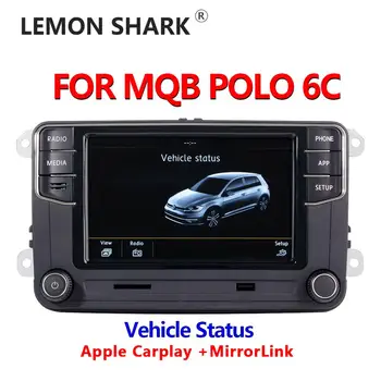 

Apple Carplay Mirrorlink MIB Car Radio New RCD330 RCD360C 187B 280D 280E Radio Vehicle Status Display For VW MQB POLO 6C