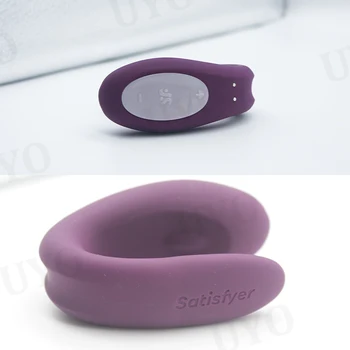 Satisfyer Double Joy app controlled vibrator silicone sex toys for couples 10 vibration IPX7 waterproof vibrators for women UYO 6