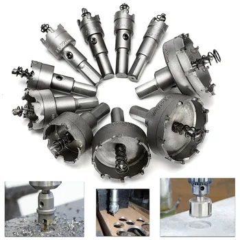 

1Pcs Carbide Tip HSS Drill Bit Saw Set Metal Wood Drilling Hole Cut Tool For Installing Locks 16/17/19/20/21/22/23/25/28/32/50mm