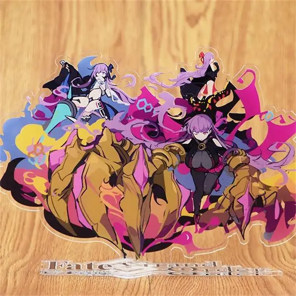 Аниме FGO Fate/большой заказ Абигейл Вильямс Ishtar Okita Souji Alter Косплей акриловый стол стенд фигурка модель декоративная пластина подарок - Цвет: Бежевый