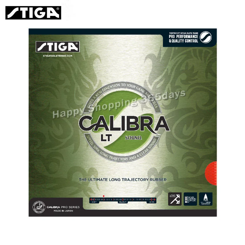 STIGA CALIBRA LT Звук Настольный теннис резиновый не липкий (Сделано в Японии) Pips in пинг