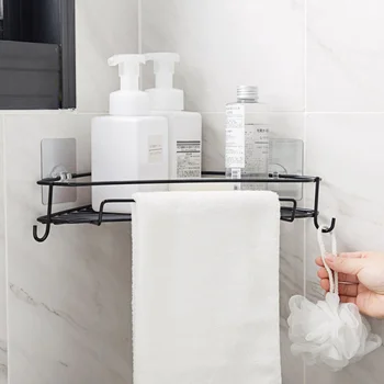 

Bathroom Corner Shelves Shampoo Holder and Complements for Kitchen Rack Shower Organizer Wall Holder Space Saver Household Items