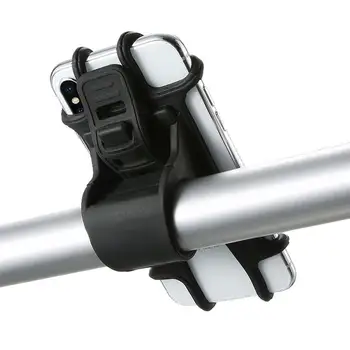 

Motorcycle Bike Stand GPS Bracket For 4.0-6.5inch Mobile Phone High Quality Silicone Bicycle Phone Holder For iPhone Universal