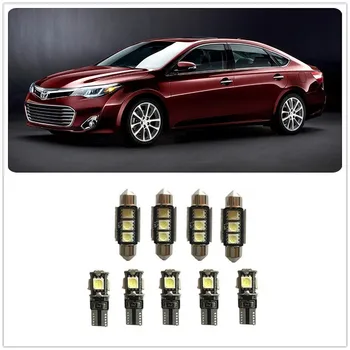 

9PCS White LED Interior Package kit For Toyota 4Runner Avalon Avanza Camry Celica Corolla Echo 1990-2019