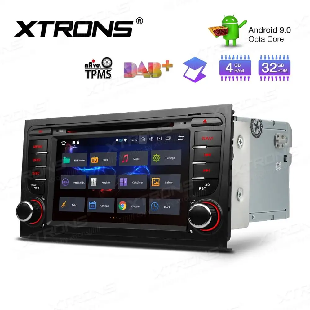 Clearance 7" Octa-Core Android 9.0 Pie OS Car DVD Multimedia Navigation GPS Radio for Seat Exeo 2008-2013 with Car Play Function Support 2