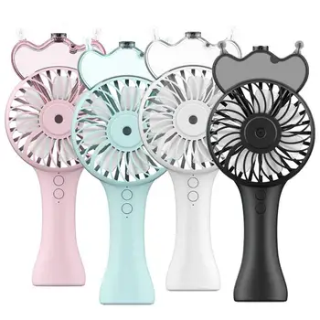 

Portable Small Fan Mini Hand-held Mist Spray Beauty USB Charging Fox Shaped