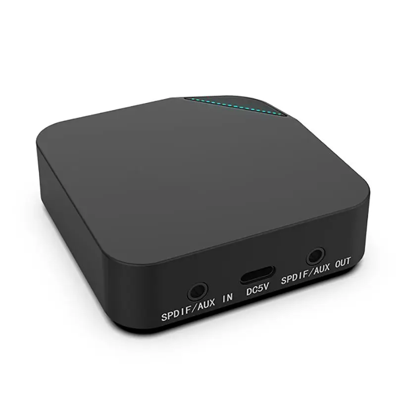 Bluetooth 5,0 передатчик приемник беспроводной аудио адаптер оптический Toslink/3,5 мм AUX/SPDIF черный/белый