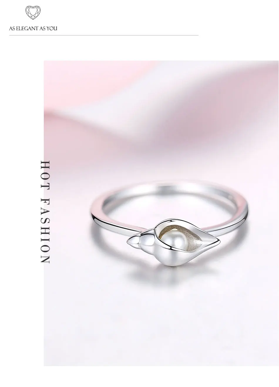 BELAWANG Роскошные брендовые 925 пробы серебряные кольца с бисером для женщин вечерние ювелирные изделия подарок