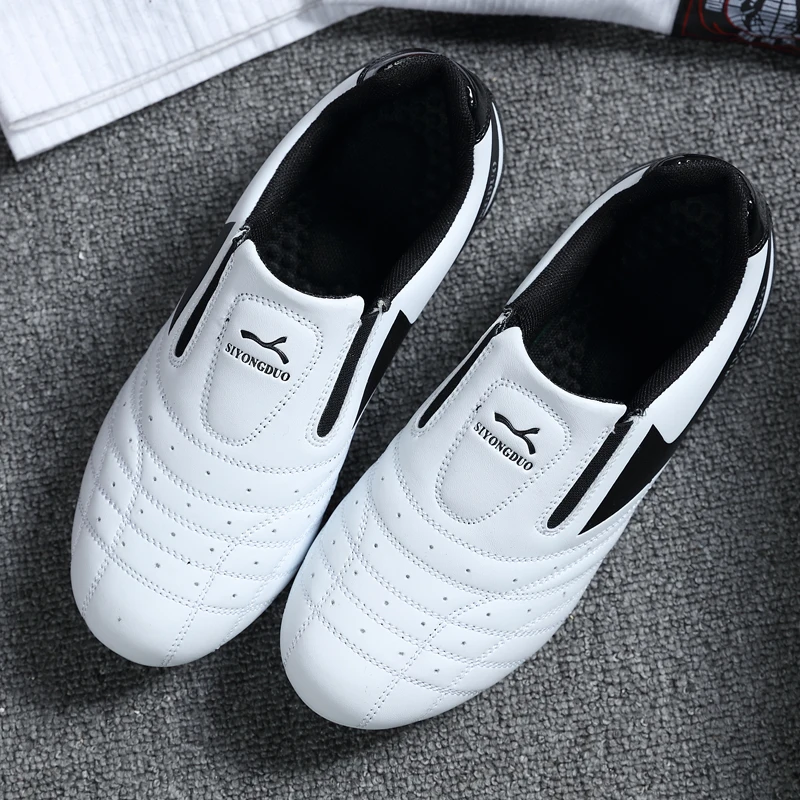 Günstig Taekwondo Schuhe Kinder Taekwondo Kampfkunst Schuhe Training Schuhe Jungen Mädchen Atmungsaktive Nicht rutsch Verschleiß beständig Turnschuhe