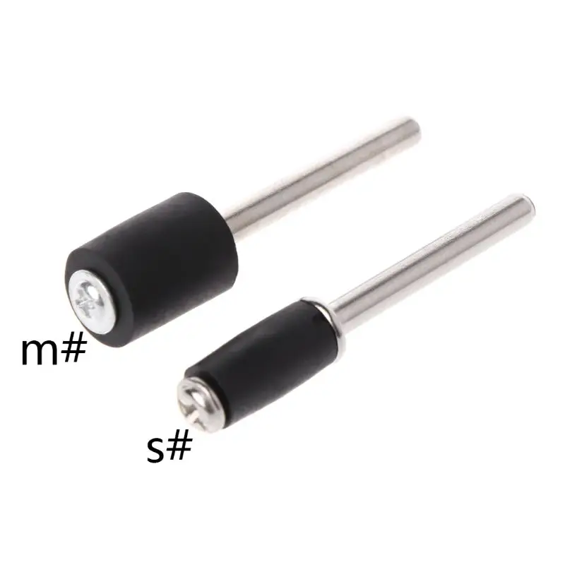 

10Pcs Drum Rubber Mandrels 1/8" Shank For Sanding Sleeve Rotary Tool Abrasive Tools