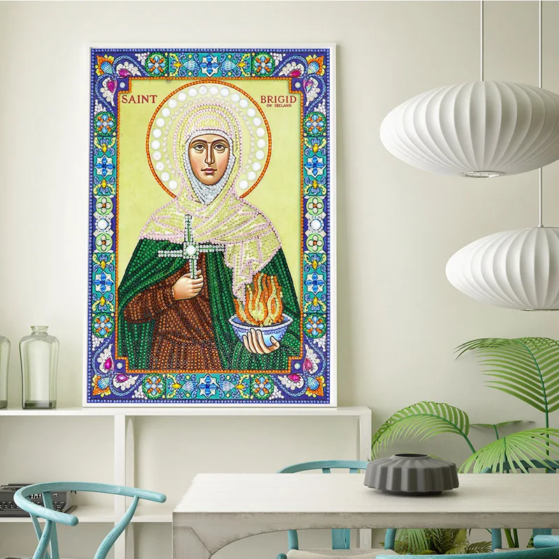 5D Diamond Painting Icons DIY Diamond Embroidery Big Crystal Stone Bead Pearl Mosaic 3D Glass New Sale (10)