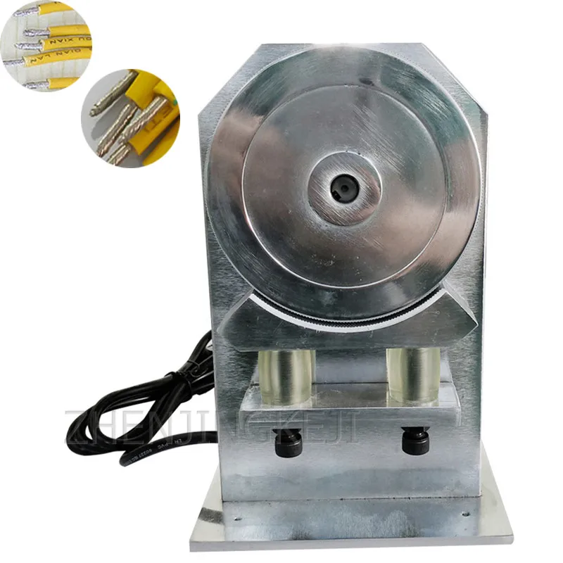 

Small Automatic Half Stripped Twisting Machine 220V Electric Roller ACDC Wire Stripping Machine Desktop Efficient Peeler Tools