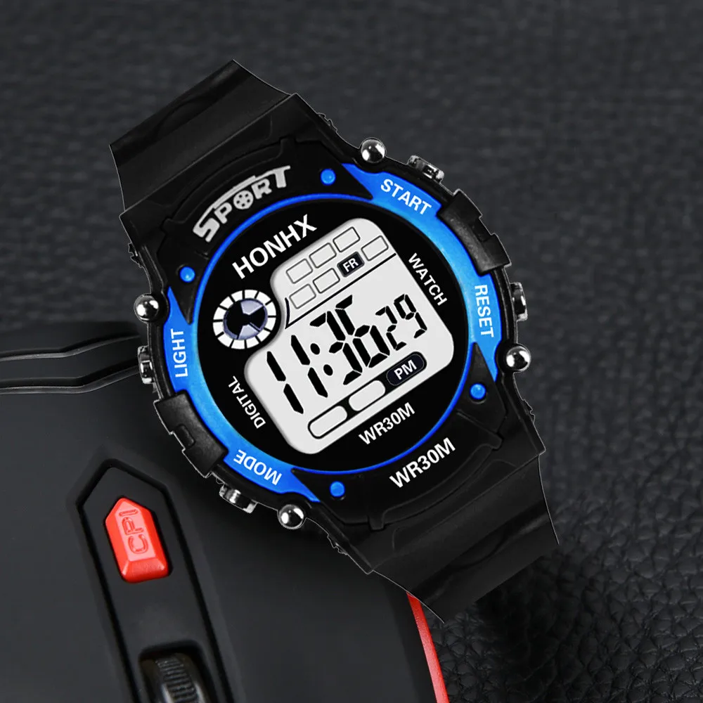 Fashion Mens Digital Led Analog Quartz Alarm Date Sports Wrist Watch Waterproof Luminous Watches Function Часы Мужские Reloj