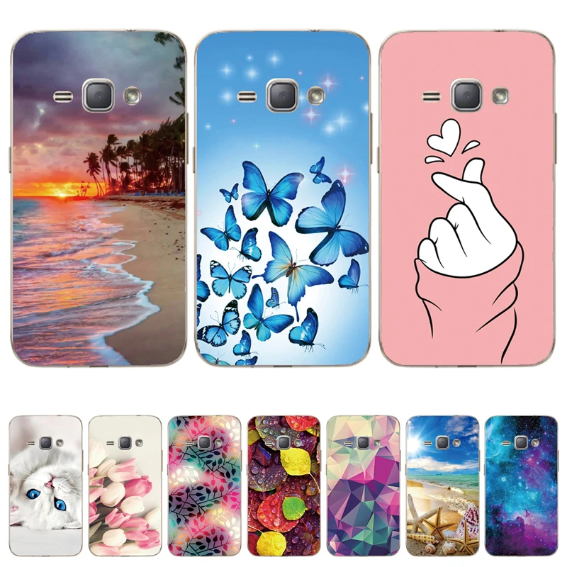 Para Coque Samsung Galaxy J1 2016 Funda de silicona suave TPU para Funda Samsung J1 6 2016 J120 J120F J120H J120F/ds fundas de antigolpes para teléfono| -