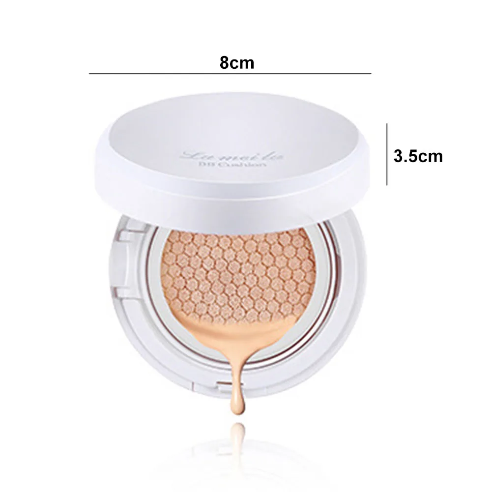 Women Concealer Base BB Cream Wet Powder Air Cushion Oil Control Moisturizing Spot Cover Foundation Long Lasting Portable