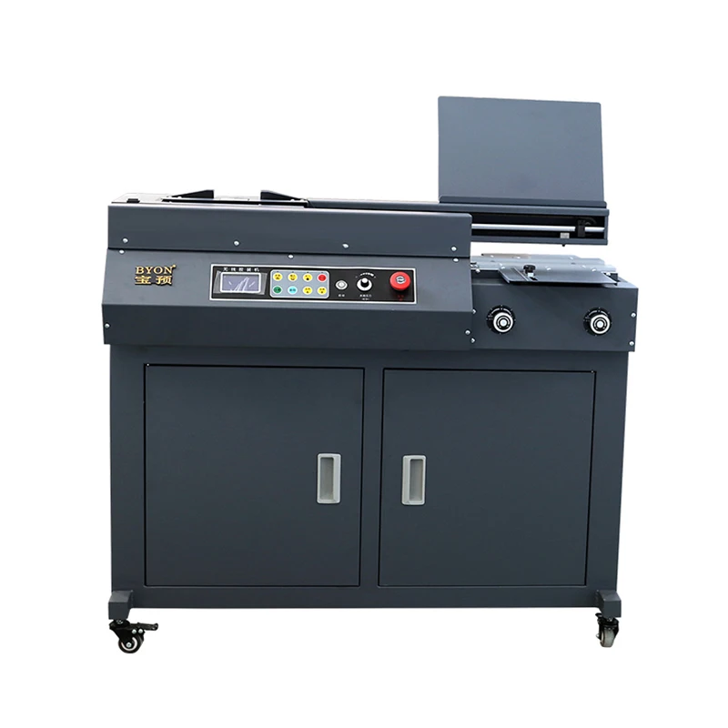 

A4 Fully Automatic Large Plastic Loading Machine Tender Wireless Hot Melt Adhesive Books Binding Machine Perfect Binding Machine