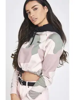 

SikSilk Cropped Raglan Hoodie – Vintage Camo