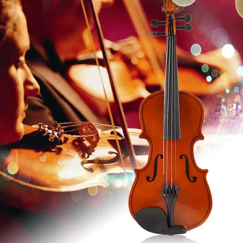 

1/8Size Gloss Acoustic Violin Fiddle with Case Bow Rosin Musical Instrument