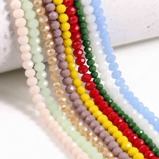 Spacer Beads Jewelry Making  Rondelle Spacer Beads Diy - 100pcs Round  Spacer Beads - Aliexpress