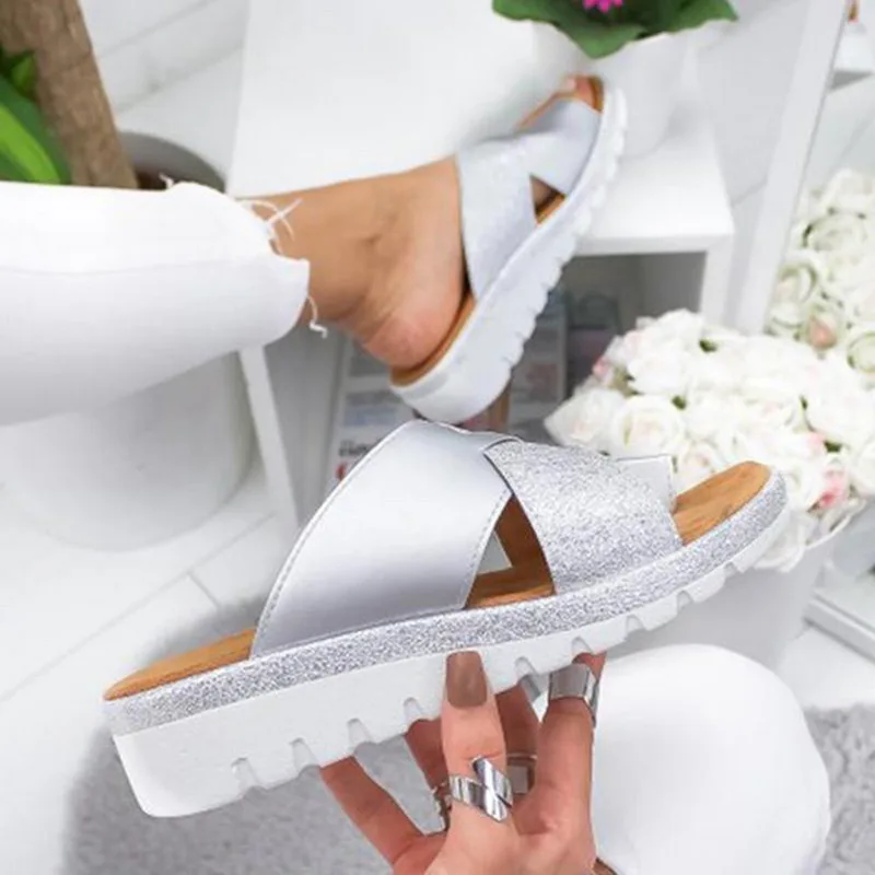 

JODIMITTY Women Shoes Artificial Slippers Orthopedic Bunion Corrector Comfy Platform Ladies Casual Big Toe Correction Sandal