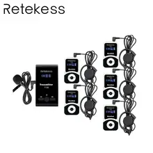 Anders 99CH Portable Professional Wireless Tour Guide System For Simultaneous Translation Meeting 1 Transmitter+5 Receiver F4507 wireless conference simultaneous translation tour guide system simultaneous translation headphones explain the device