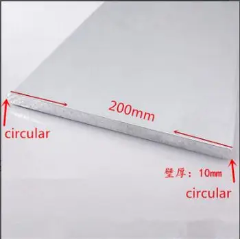 

6063-T5 Aluminium plate 10mmx200mm length 400mm aluminum alloy oxidation thickness 10mm