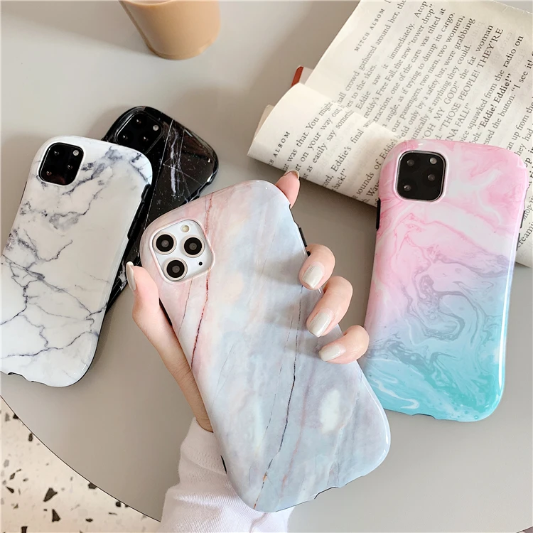 Модный Цветной мраморный антиосенний чехол s для iphone 11 11Pro Max XR X XS Max 6S 7 8 Plus, мягкий чехол для телефона, чехол для пары