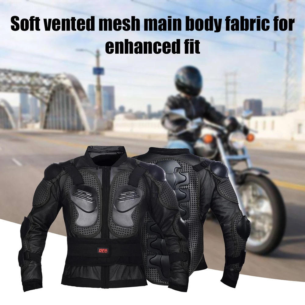 Racing Gear Jacket Coat Knight Equipment Anti-shock Clothing Motorcycle Racing Gear Jacket Coat Armor Off-road Protection