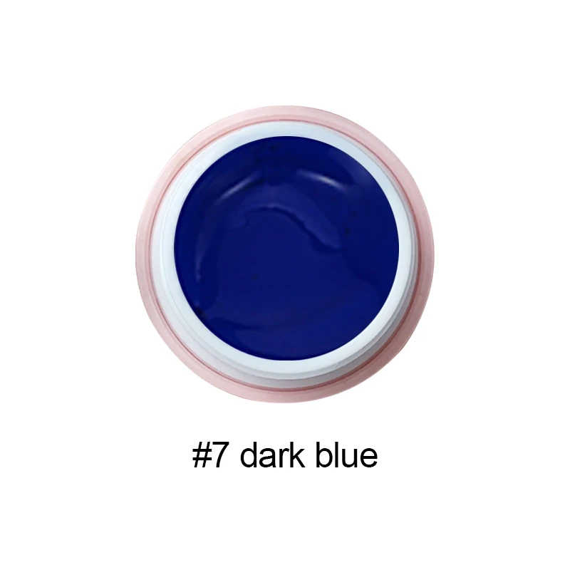 Dark Blue 10 мл яркий Гель-лак для ногтей с нарисованным рисунком, паста для ногтей, Гель-лак для маникюра, отмачиваемый УФ светодиодный Гель-лак Esmalte - Цвет: Dark Blue