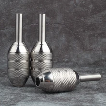 Высокое качество Профессиональный 18/25/30 мм рукоятка из нержавеющей стали self-задней трубки задней татуировки ручка татуировка трубка с задним стержнем#121