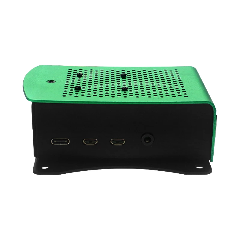 Raspberry Pi 4 Модель B алюминиевый чехол металлический корпус с подвесным кронштейном с охлаждающим вентилятором отвертка для Raspberry Pi 4